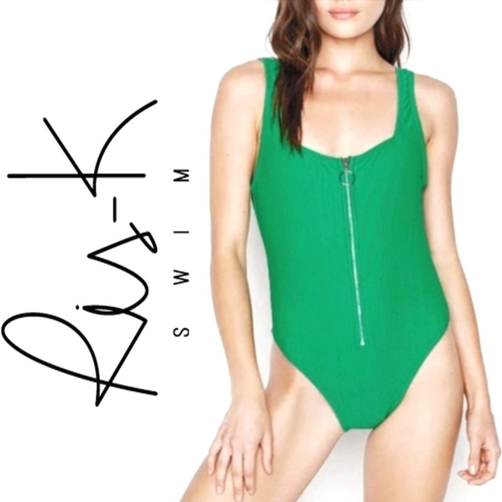 RIS-K RIBBED ZIP-FRONT 1-PIECE